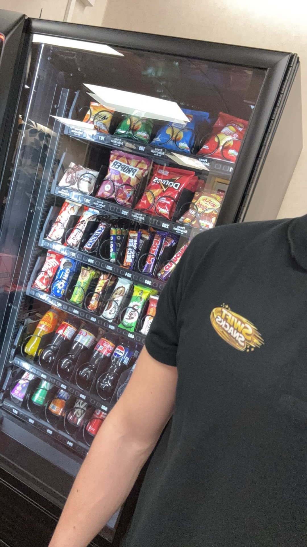 Swift Snacks always fully stocked